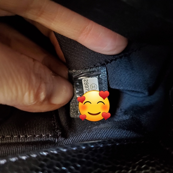 Chanel classic mini square black caviar incognito bag - Picture 7 of 15